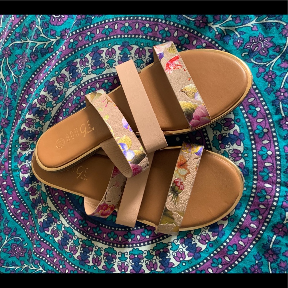 Bohemian slides/sandals
